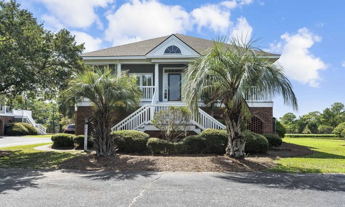 Debordieu Colony Villa | Star Gazer Beautiful Marsh front Villa in DeBordieu, elevator, pool access