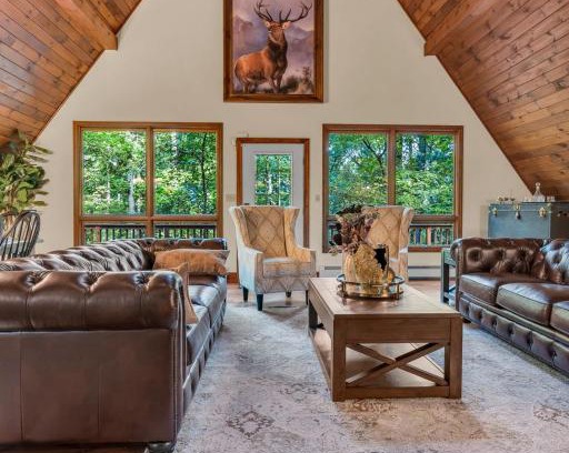 Etters House | Star Gazer Luxury A-Frame Wood Cabin. Near York/Harrisburg/Hershey/Lancaster
