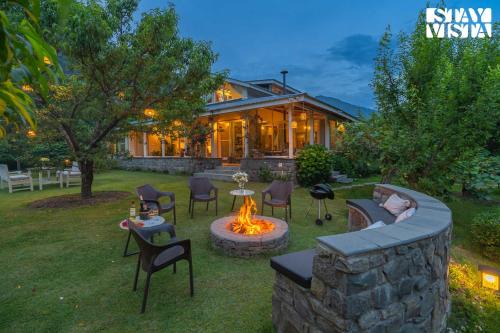 Raison Villa | StayVista at Mayflower Aramgarh with Orchards, BBQ