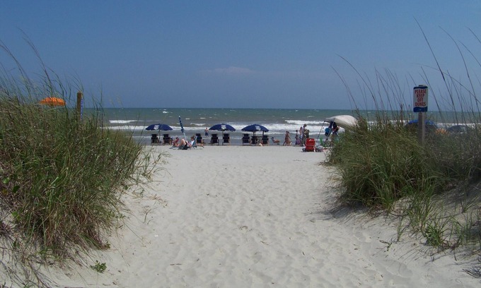 Crescent Beach House | Steps away from beach. Great for families. Townhouse with 3 bedrooms & 3 baths.