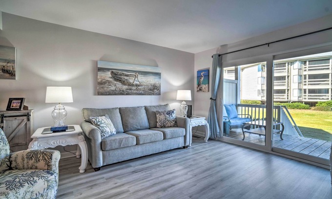 Oceanmarsh Subdivision Condo | Steps to Pool & Beach: St. Helena Island Escape!