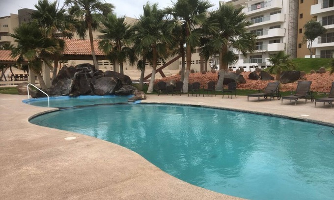 Las Conchas Condo | Steps to Pools and Easy Beach Access