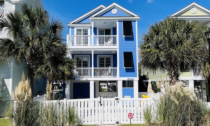 Surfside Beach House | Steps to Surfside's Beach and Pier! Private Home! Private Pool. Optional heat!