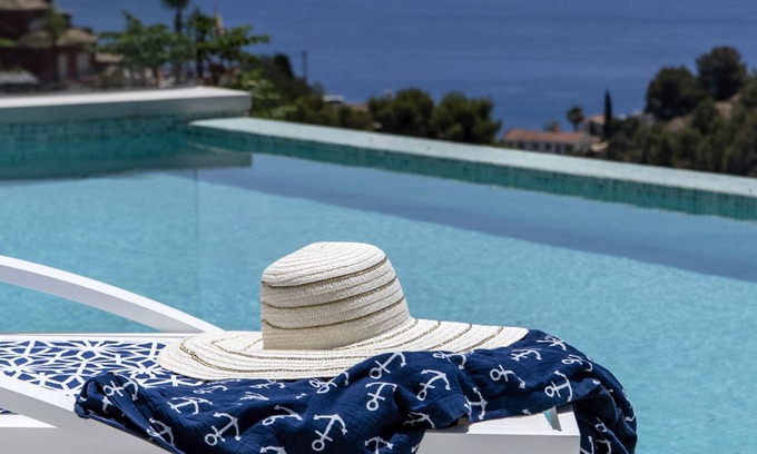 Almunecar House | Sto 13, Modern villa with private infinity swimming pool, ocean view and beach club