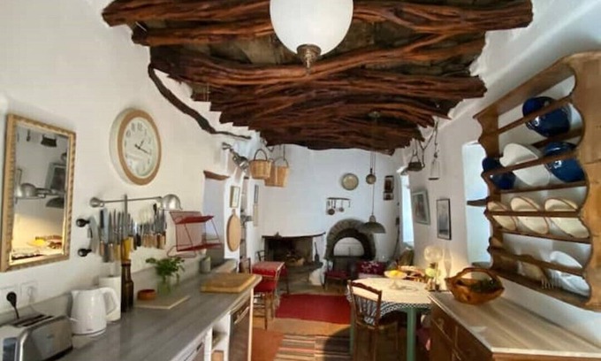 Andros Other | Stone-Built, Cycladic Farmhouse and small hamlet, spectacular views, sleeps 12