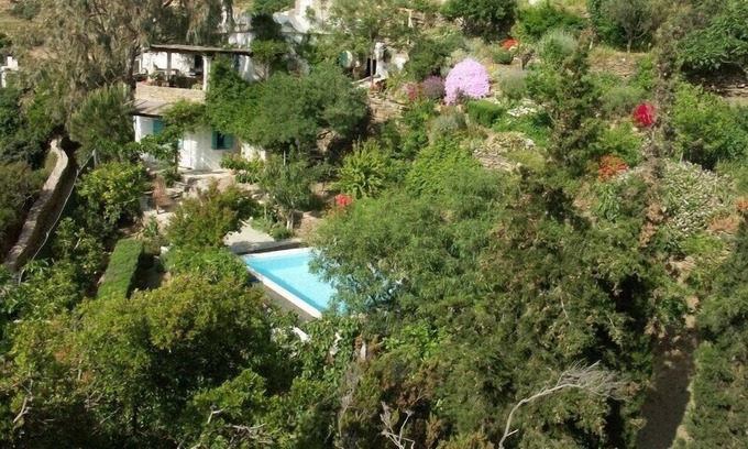 Andros Other | Stone-built Cycladic Farmhouse, and small hamlet, lovely views, sleeps 11/12