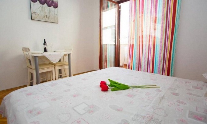 Promajna Apartment | Studio flat with balcony Promajna, Makarska (AS-20785-b)