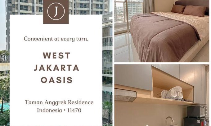 Jakarta Apartment | Studio, West Jakarta Oasis, Netflix, Pool, Mall