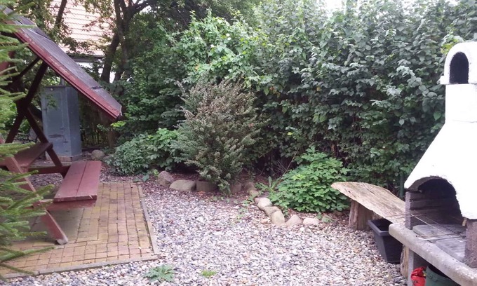 Gingst Apartment | Studio with barbecue terrace