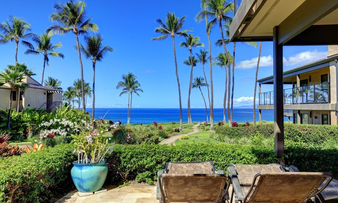 Wailea Condo | Stunning Ground-Level Oasis W/Breathtaking Oceanfront Views - Wailea Elua 1403