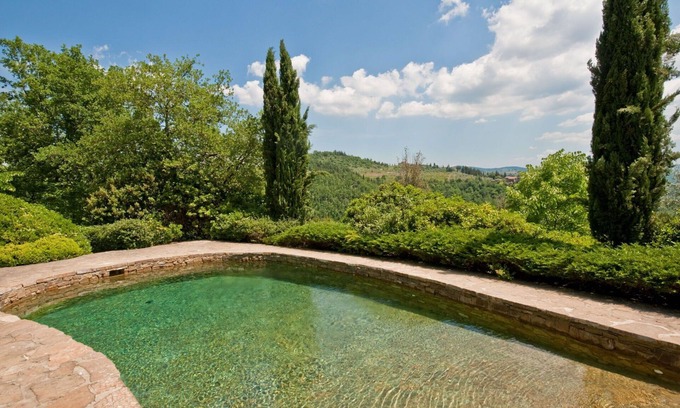 San Pietro in Bossolo Villa | Stunning private villa for 12 people with private pool, A/C, WIFI, TV, patio and panoramic view