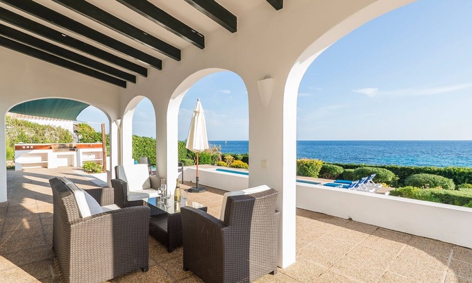 Sant Lluis Villa | Stunning sea views and with pool - Villa Thalassa