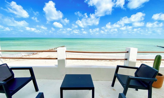 Chuburna Puerto House | Stunning Views 3 BR, 3baths, Beachfront house w/pool