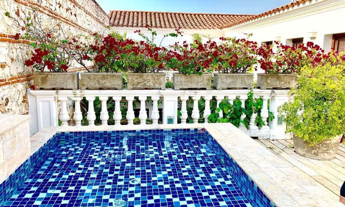 Cartagena Walled City Villa | STUNNING VILLA w/Private Terrace & Splash Pool in the Old Town