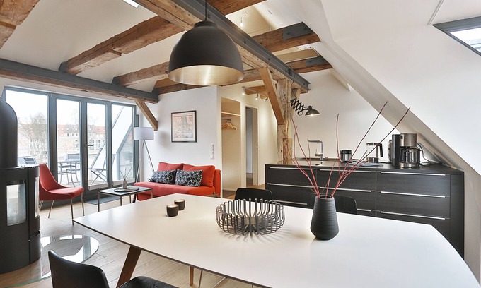 Old Town Condo | Stylish holiday apartment in the heart of the old town with loggia, fireplace etc.