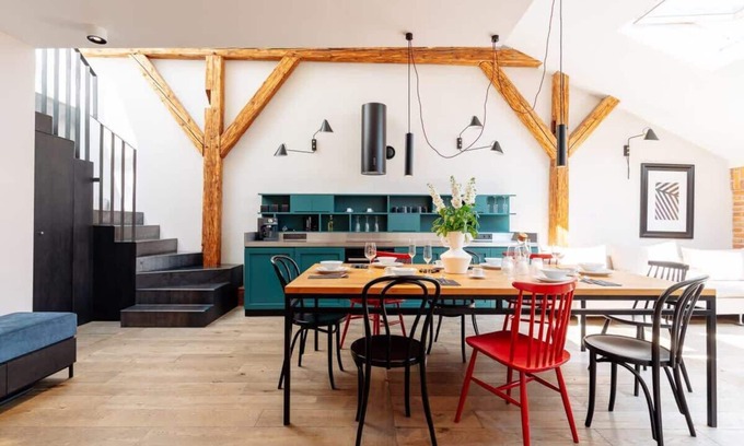 Stradom Apartment | Stylish Penthouse with a View of the Old Town
