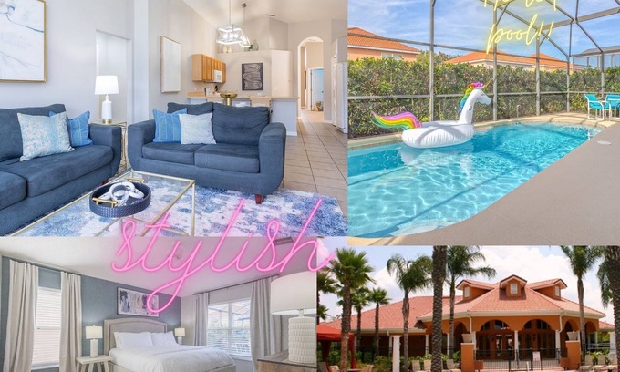 Solana House | Stylish Resort Villa: 5bd - Disney - Games - Golf