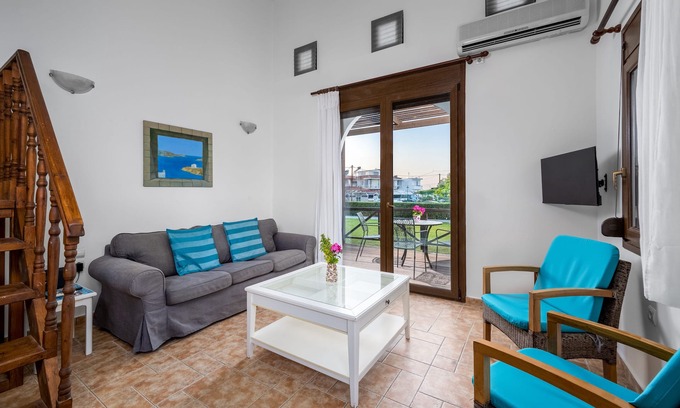 Ialyssos Apartment | Stylish sea view studio Artemis, Rhodes-Ialysos