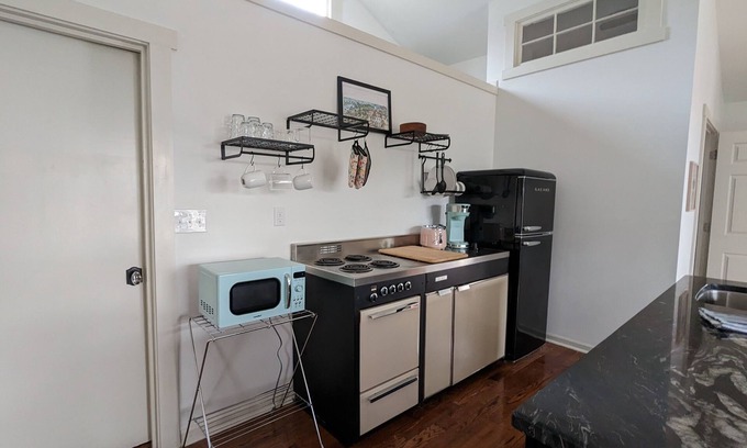 Pickens Apartment | Stylish Studio Loft Apartment with cool mid-century vibes