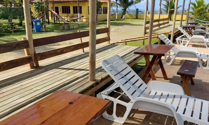 Canavieiras Apartment | Suite on the seafront with air conditioning and crystal-clear swimming pool.