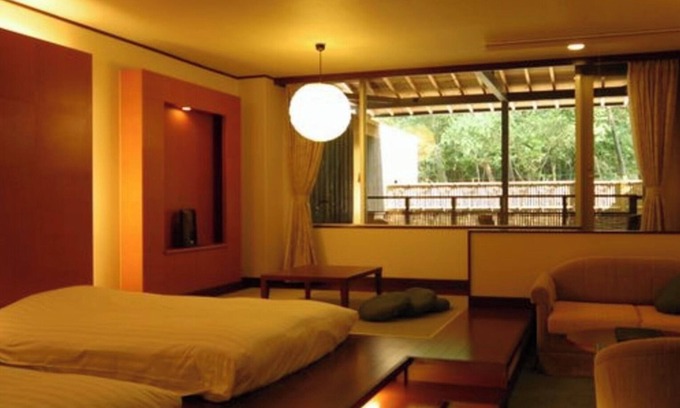 Yunohana Hotel | Suite room with openair hot spring Mt Hotou nonsmoking/Kameoka Kyōto