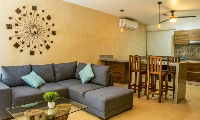 Zama Hotel | Suite with two bedrooms, fully equipped, terrace and overlooking the gardens