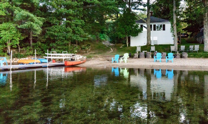 New Gloucester House | Summers in Maine.nWhip O'Will Lake House on Sabbathday Lake in New Gloucester