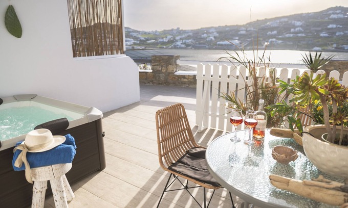 Agios Stefanos Apartment | sunlight ornos suites Azure