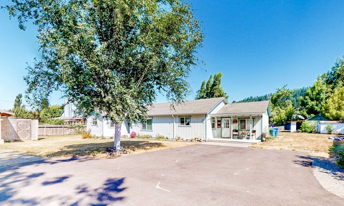 Blue Lake House | Sunny Blue Lake home near Mad River with large backyard, play structure