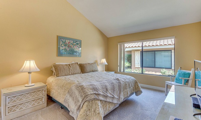 Palm Desert Apartment | Sunny Pad w/Patio & Pool Access in Palm Desert!