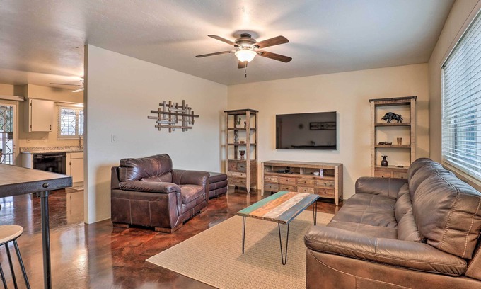 Tucson House | Sunny Tucson Abode w/Fire Pit 9 Mi to U of A