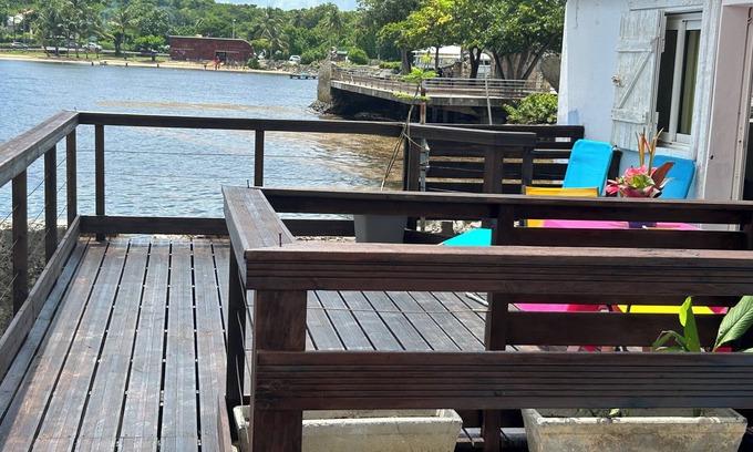 Le Moule House | Sunrise Cottage, directly on the beach