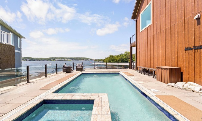 Lake Ozark House | Sunset Pt - Private Pool, Hot Tub, Dock