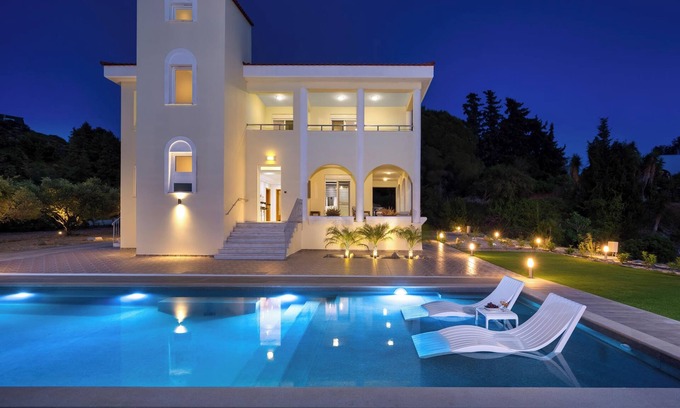 Kremasti Villa | Sunset View Paradisi Villa