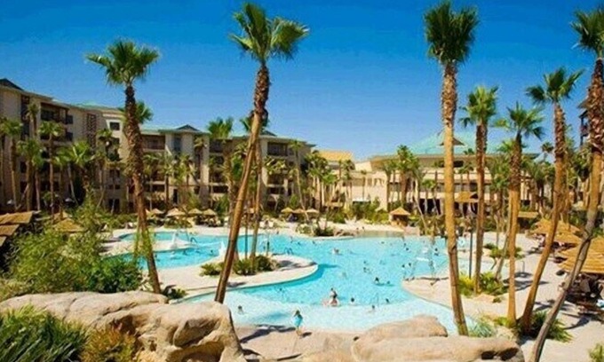 Las Vegas Apartment | Tahiti Village 1BR - Full Kitchen - Sleeps 4