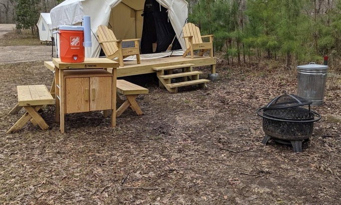 Saint Landry RV Rental | Tentrr State Park Site - Louisiana Chicot State Park - Site B - Double Camp