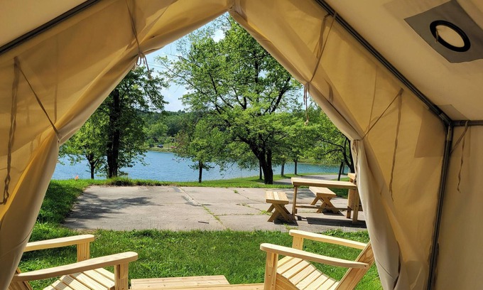 Milford RV Rental | Tentrr Signature Site - Sunset Savanna - G