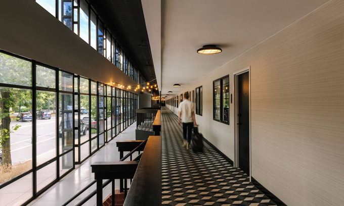 Brookline Apartment | The Arcadian powered by Sonder | King Room w/Corridor View