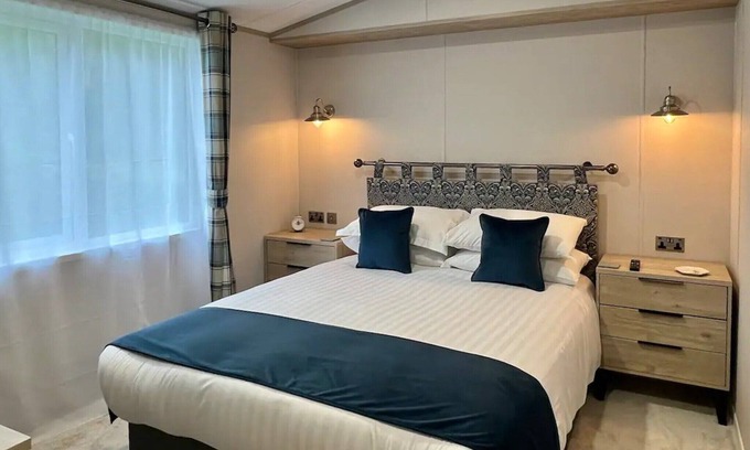 Carnforth Cabin | The Bee’s Knees is a beautiful new lodge at Docker Holiday Park.