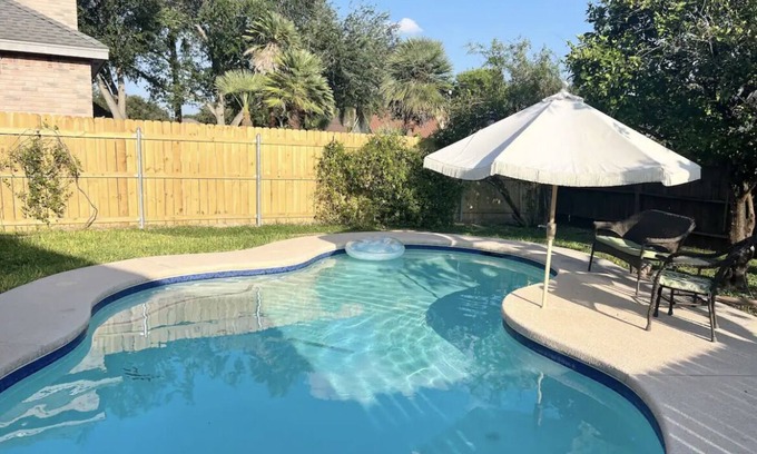 McAllen House | The Book and Bed Pool House!