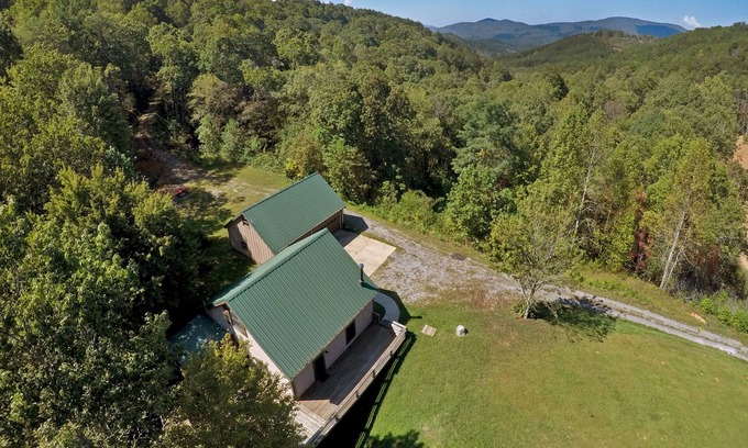 Turtletown Cabin | The Bunker on 22 acres, Mountain Views, hiking