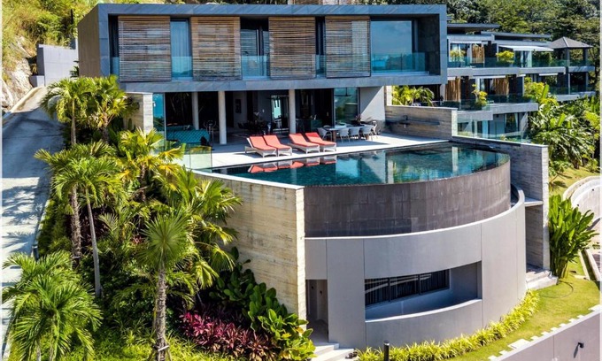 Patong Villa | The Cube Ocean View Pool Villa Kalim