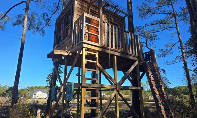 Diggs Cabin | The Farm Overlook Treehouse At Blanchard Farm