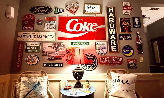 Hernando House | The Grace Place - 4 bedroom house with AC in Heart of Hernando - SAFE - CLEAN