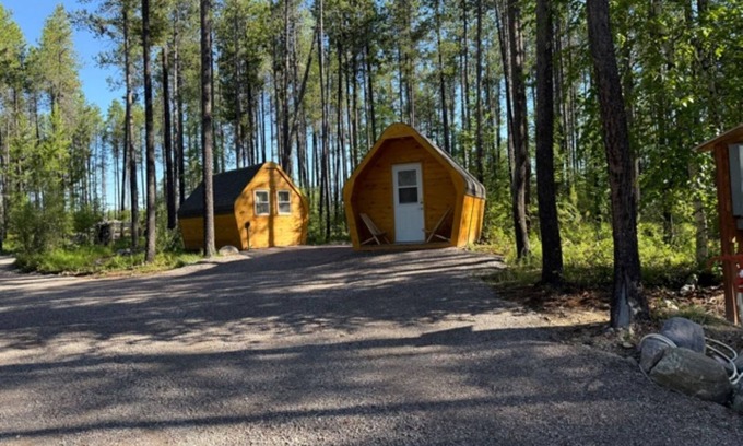 Columbia Falls Cabin | The Pine Pod at Spotted Bear Retreat