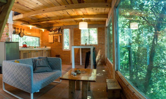 Santa Catarina Cabin | The Red Cabin at the Bottom of Tepoztlán's Forest