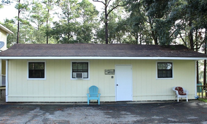 Theodore House | The Shed on MonLouis Island with nearby fishing docks