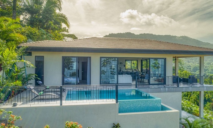 Dominicalito Villa | The VIEWS! Touch the ocean SURF - BEACH at your doorsteps Gated and Secure