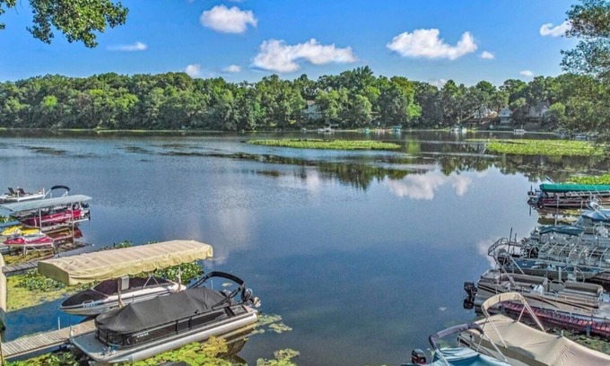 North Webster House | This house is located on North Webster Lake and features a hot tub.