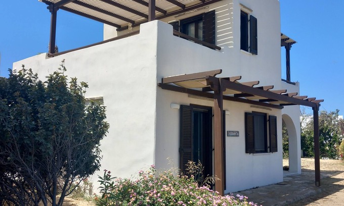 Agios Prokopios Villa | Three bedroom villa with 2.5 baths, sea view, private hot tub, breakfast incl.